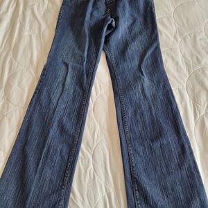 Old Navy Women's Dark Blue Boot Cut Jeans